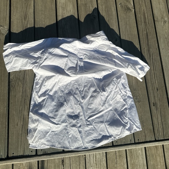 Men's White Casual Button Down Shirt‎ - Picture 3 of 3